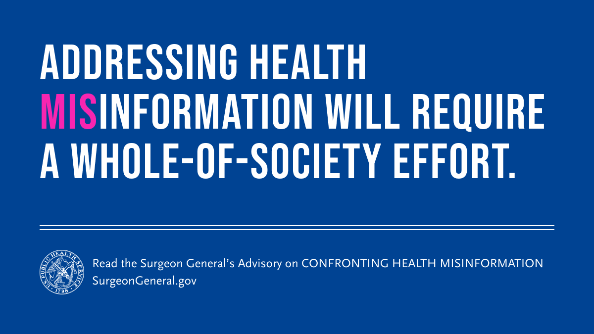 U.S. Surgeon General tweet media