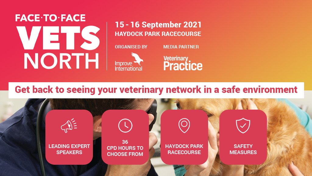 Vets North is full of engaging lectures with up to 36 CPD hours to choose from.

Enjoy an engaging and highly interactive experience, putting questions to speakers, joining discussions with colleagues and browsing the exhibition, full of leading veterinary companies – Book now!
