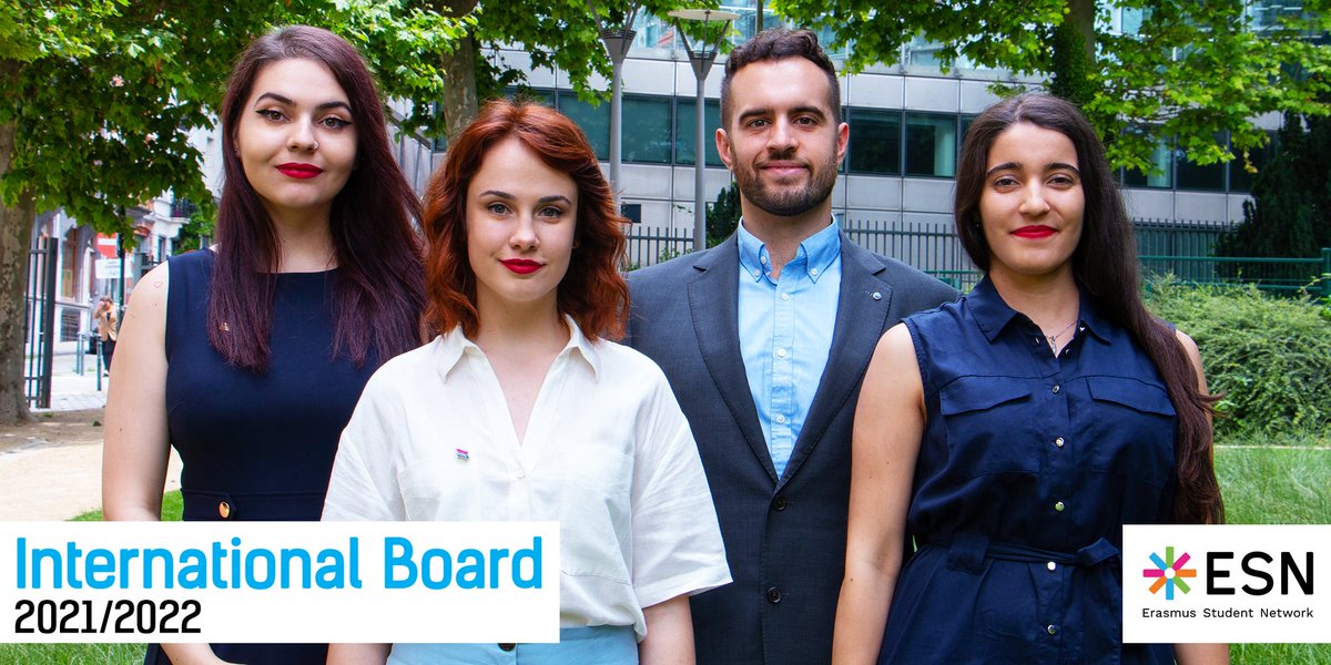 ✨ July 15th is reserved for new beginnings in <a href="/ESN_Int/">ESN International</a>, so please give a warm welcome to our new International Board! These four people 🇷🇴🇷🇸🇪🇸 are highly motivated and excited to start their work in leading the #ErasmusGeneration at the start of the new <a href="/EUErasmusPlus/">Erasmus+</a> programme!
