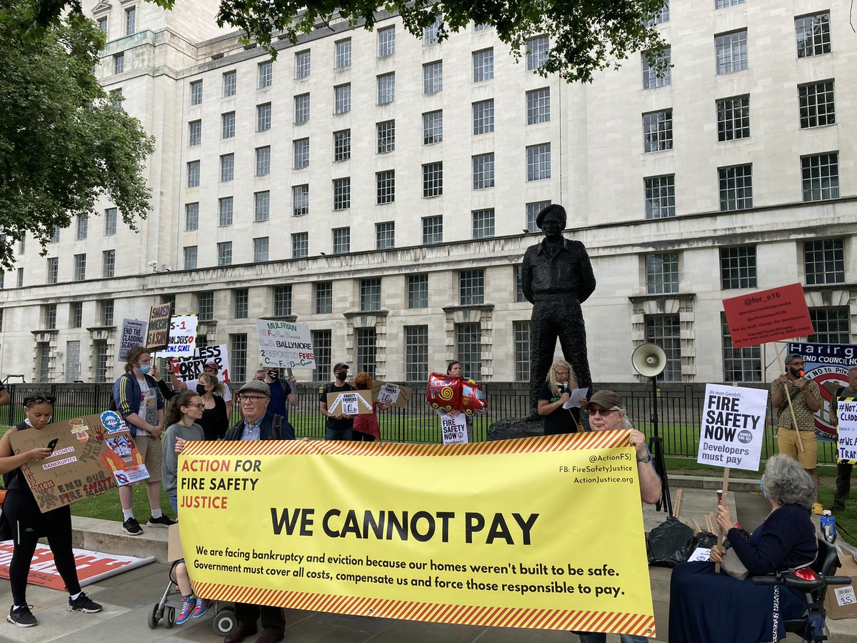 #BuildingSafetyCrisis #EndOurCladdingScandal #WeCannotPay @CladPadSituBad