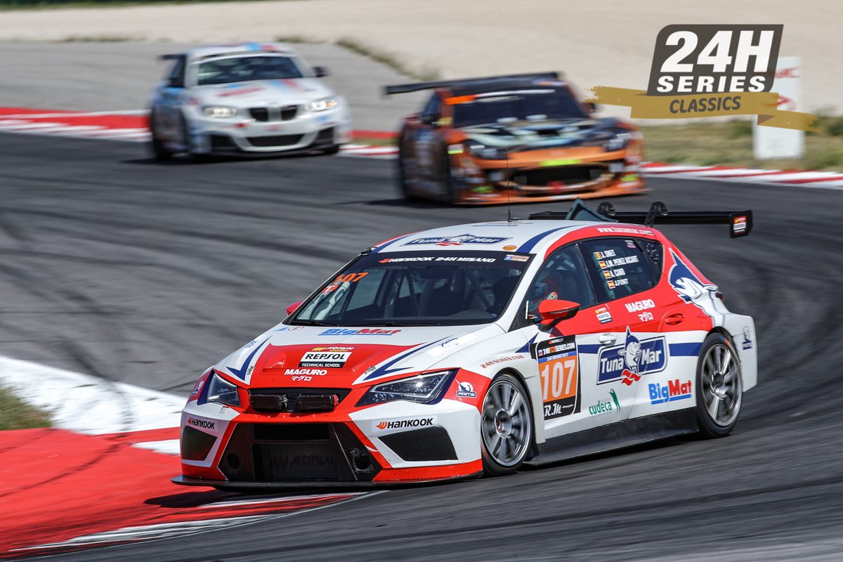 24HSERIES's tweet photo. #24HSERIES | #TBT
At the 2017 #24HMISANO, @MonlauRepsol (107) took its second consecutive win in the 24H TCE SERIES.
From 8th on the grid, Wimmer Werk Motorsport (266) came through to finish 2nd ahead of SP3-GT4 class winner #Semspeed (226)
@AlbaCanoRamirez @circuitomisano https://t.co/3cXd0IH8YY