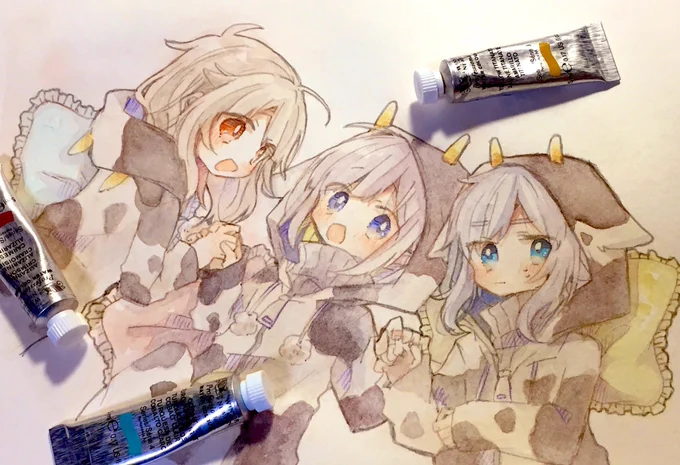 明るく仄暗いをテーマに漫画や絵を描いてます!
透明水彩やコピックをメインで最近インクにも手を出してます。
#一次創作絵師拡散フェス01月 