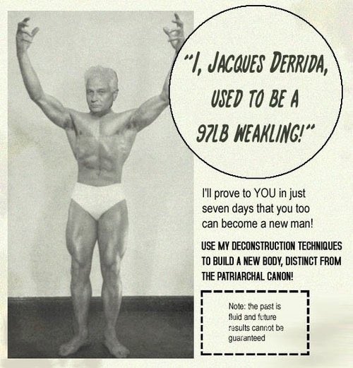 Happy 91th birthday, Jacques Derrida! 