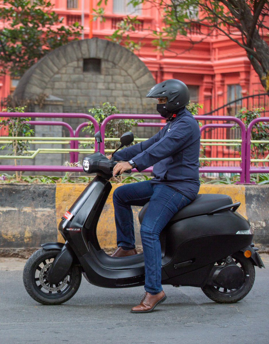 India’s EV revolution begins today! Bookings now open for the Ola Scooter! 
India has the potential to become the world leader in EVs and we’re proud to lead this charge! #JoinTheRevolution at olaelectric.com @olaelectric