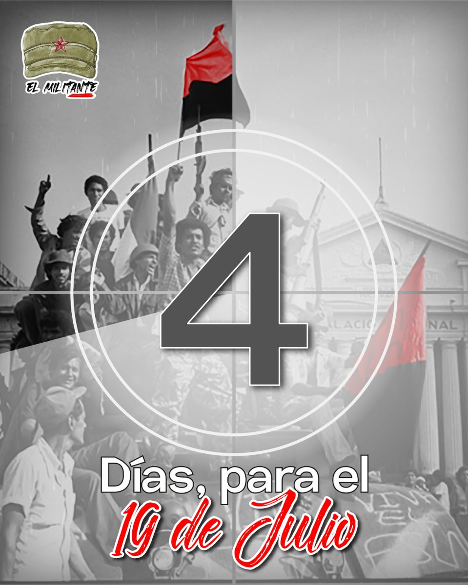 #15Julio Viva el FSLN ❤🖤✌🇳🇮 #JulioCaminosDeVictorias