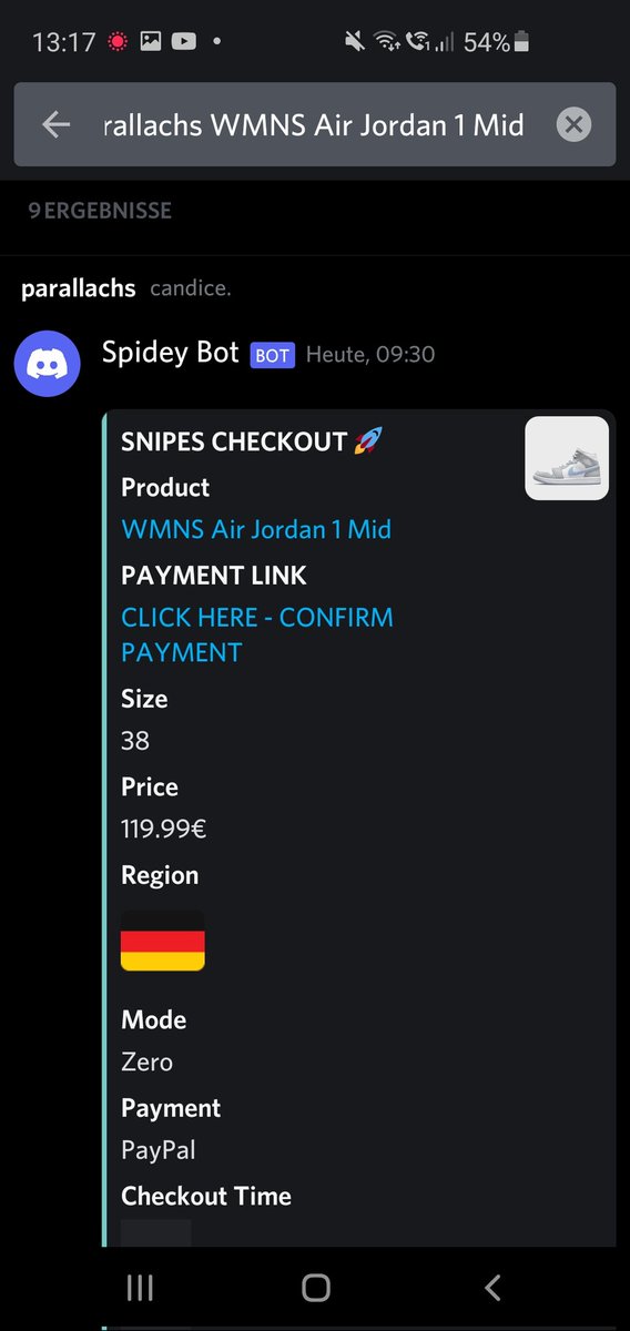 _ratelimited_'s tweet image. 15 checkouts in total today🤭 @Parallax_AIO @ParallaxSuccess @robo_proxies @CandiceFNF