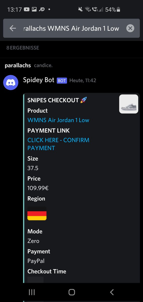 _ratelimited_'s tweet image. 15 checkouts in total today🤭 @Parallax_AIO @ParallaxSuccess @robo_proxies @CandiceFNF