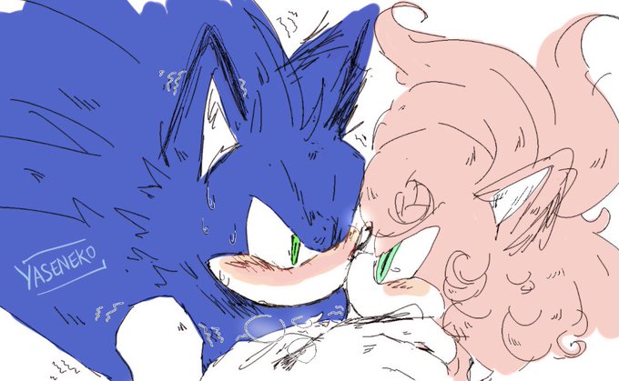 I draw sonic scruncly on X: short sonamy comic #SonAmy