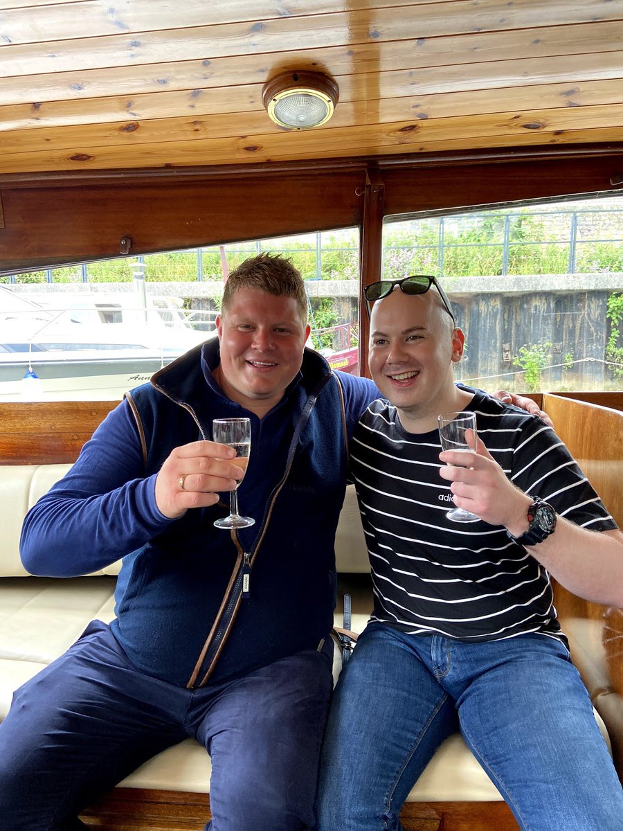 Me and my best pal James - great day on the cruise in Bath 🥂