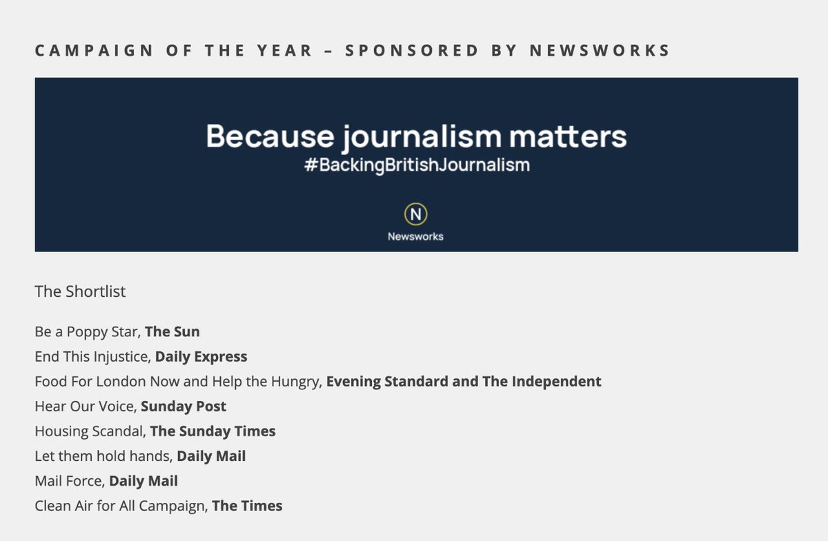 lizperkinsmedia's tweet photo. Delighted to make it onto the shortlist of today's @EditorsUK @PressAwardsuk in the #CampaignoftheYear category with my #lawchanging #EndThisInjustice crusade to support #domesticabuse victims @Dontlookback198 @Victoria_Hudson @RachelRileyRR @NataliePage31 @sammywoodhouse1 https://t.co/RyXXyWCndV