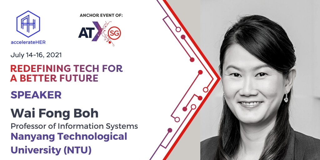 Hear Gloria Ai speaking at #ATxSG’s anchor event accelerateHER Asia! Back for its second year #AHERAsia connects the world’s greatest organisations with Asia’s top women in tech. You can register for your free pass to join us on Thursday 15 July here >> bit.ly/3Av5fhJ