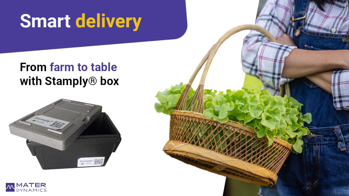 MaterDynamics's tweet photo. You run a local business, and the products you sell are sensitive and requires special transport conditions? 
We have a solution for you - the Stamply® box. It keeps the temperature below 5°C for 18 hours.

#food #delivery #fromfarmtotable #sustentability #localbusiness https://t.co/0pU5cgoW0Q
