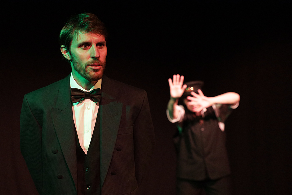 BlueOrangeThtr's tweet photo. The Signalman and Jane Eyre tonight from 7.30pm. Runs until Saturday. Catch it before we head to the Isle of Wight and the Edinburgh Fringe https://t.co/PohbBrrADX https://t.co/v5mJpu2Svj