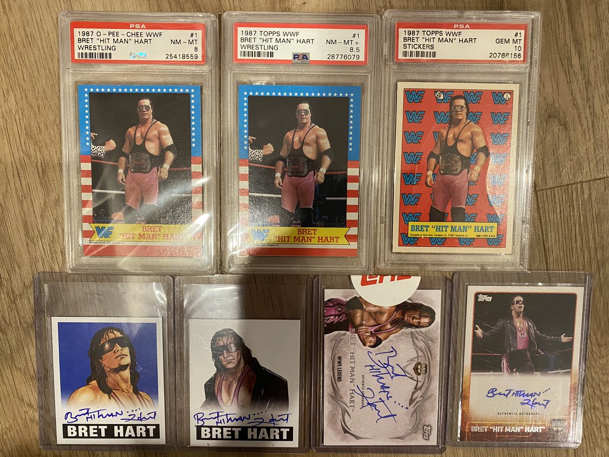 The Excellence of Execution #brethart #brethitmanhart #wrestlingcards #thehobby #wrestlingrookiecards #wrestlingautographs #wwe #wwf