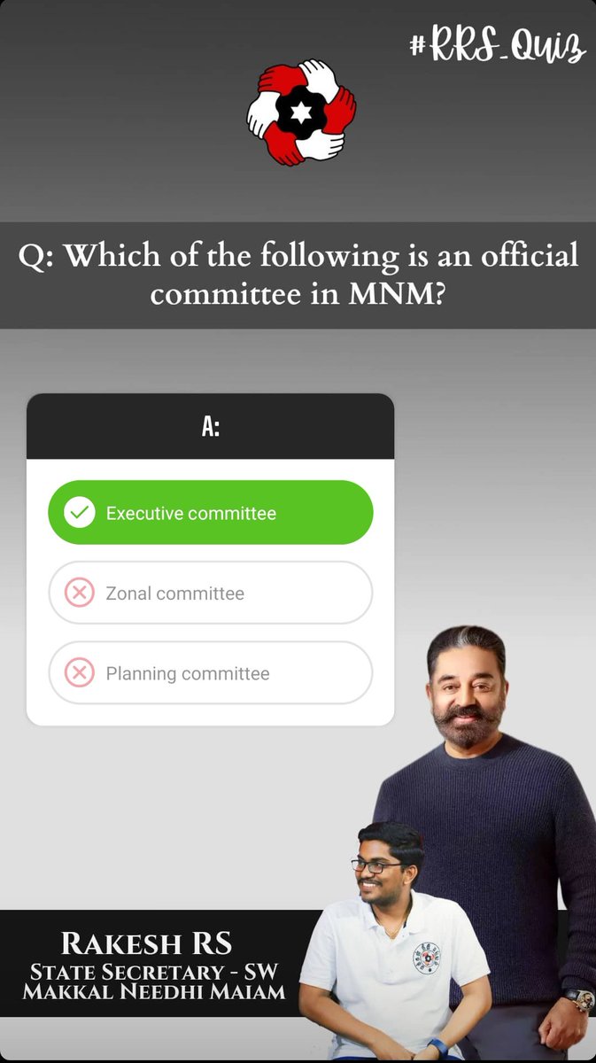 rakeshshamsher's tweet photo. #RRS_Quiz on instagram. P5.

#KamalHaasan #RakeshRS #MakkalNeedhiMaiam #TeamMNMSW https://t.co/wW2lYv2aqy