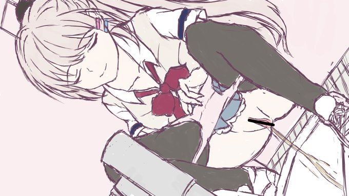 自作ゲームの鞠里ルートのお花摘みシーンラフです。今日はここまでにします。続きは明日やります。 