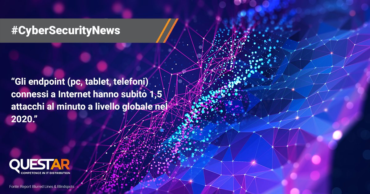 Con la crescita dello #SmartWorking, sono aumentati a anche gli attacchi ai dispositivi utilizzati per lavorare da remoto da dipendenti sprovvisti di sistemi di protezione all'altezza. Il risultato? #Cyberattack aumentati del 238% in 18 mesi⚠️
#Cybersecurity #Cybersecuritynews