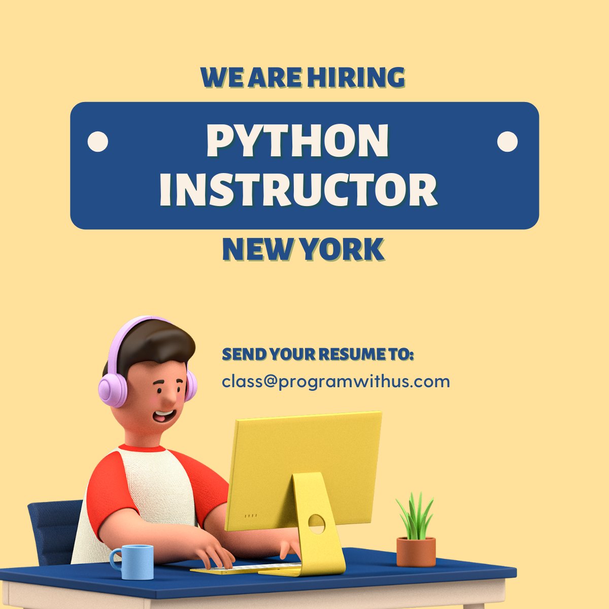 artyudin_nyc's tweet image. Practical Programming is a technology training company in New York. We are searching for Instructors and TAs to lead classes in Python and Machine Learning.
Please send me your resume and I will get in touch with you. #Python #100DaysOfCode #SQL #MachineLearning #Jobs #NewYork