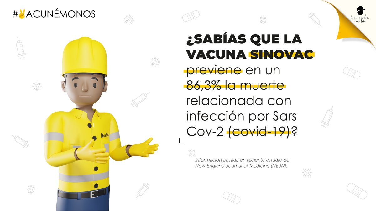 DimantecL's tweet photo. Estudios confirman la efectividad del biológico #Sinovac. #Vacunémonos ✌️ https://t.co/8AG4yDPiEa