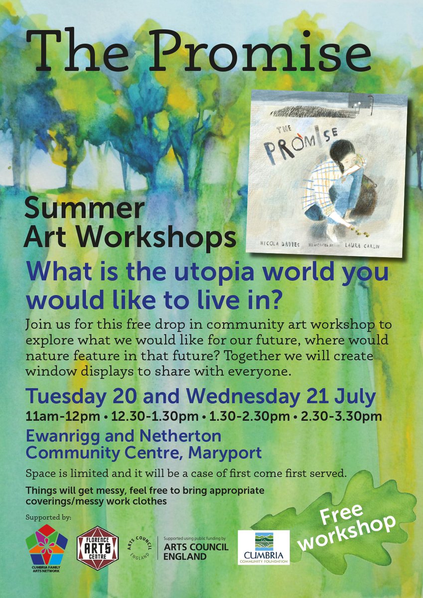 Free creative fun at Ewanrigg next week #cumbria #arts #community