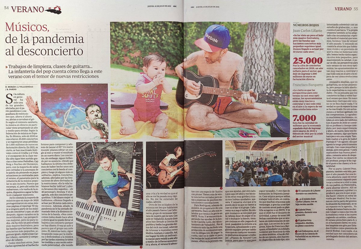 Gran reportaje de <a href="/Dmoranb/">David Morán</a> <a href="/JVilluendas/">Javier Villuendas</a> y <a href="/brunopardoo/">Bruno Pardo Porto</a> en el que nuestro cantante, Juan Carlos Lifante, ha tenido el placer de colaborar, todo gracias a nuestro amigo <a href="/alex_gubern/">Àlex Gubern</a> ❤️
¡Muchas gracias por la ayuda y la visibilidad, equipo!🙏🏼🙏🏼🙏🏼