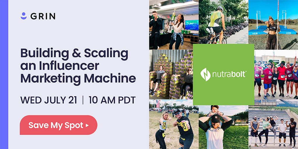 Trying to figure out how to scale your influencer marketing program? Join me, Greg Tetzlaff, &amp; Matt Marconi from Nutrabolt next week!
MUST 👀#webinar #influencermarketing 
Register 👉 okt.to/Yt76vF
#SaaS  #Influencer #Marketing