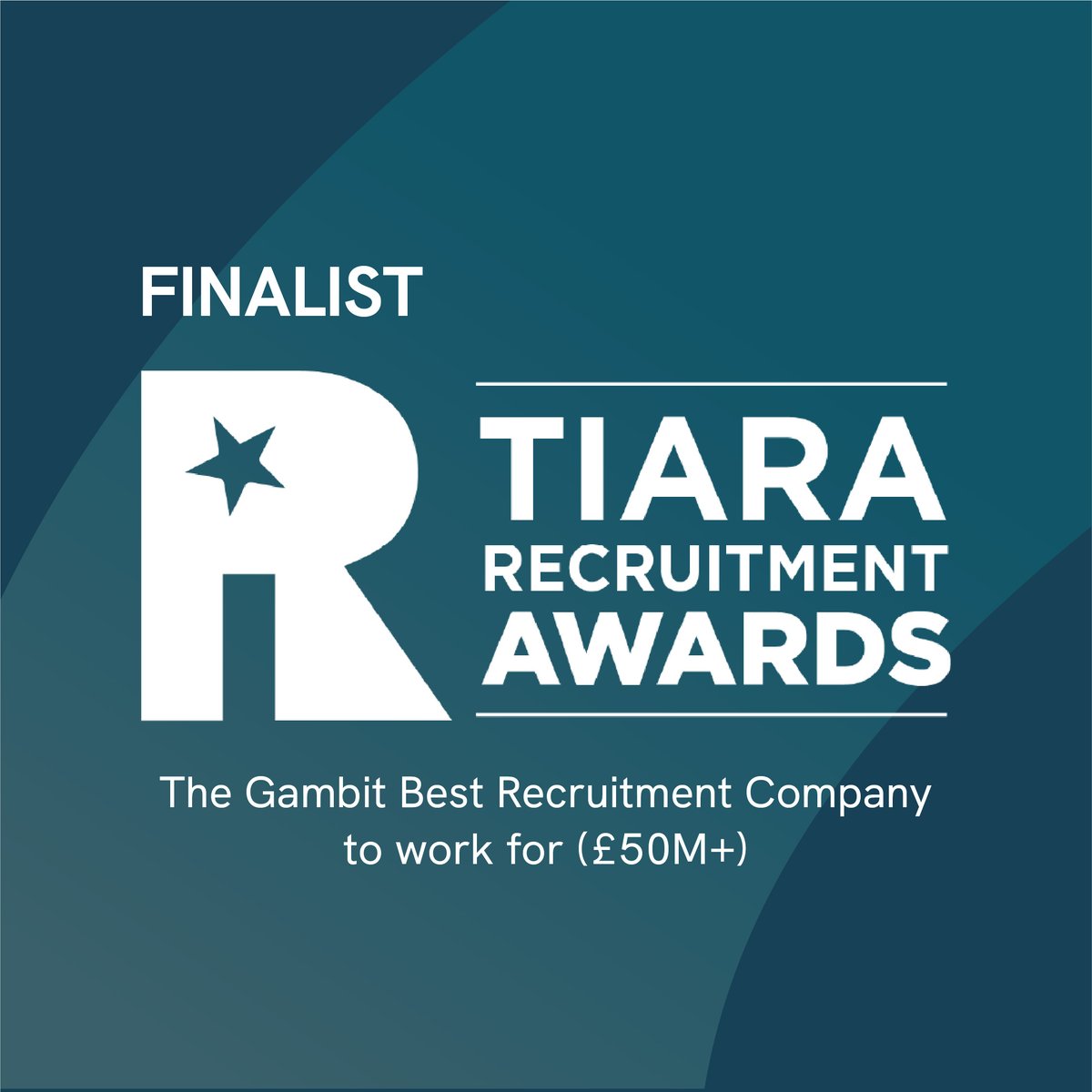 We are proud to be named finalists in THREE categories at the TIARA Recruitment Awards! Bring on the awards ceremony in October. 

#TIARA2021 #TIARARecAwards #awards #finalists