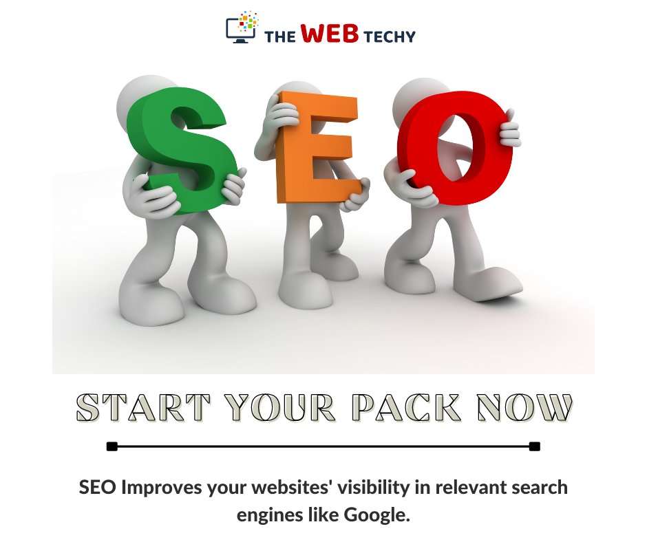 TheWebTechy's tweet image. SEO (search engine optimization) is the best procedure to improve your websites’ visibility on search engines with organic traffic. 
#thewebtechy #seo #seomarketing #seoagency #branding #internetmarketing #marketingagency #onlinemarketing #marketing #marketingonline
