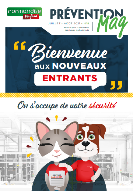 NormandiseP's tweet photo. "Prévention Mag" mobilise sur l'intégration des saisonniers, des CDD et des personnes intérimaires. L'accueil des nouveaux arrivants est un moment stratégique et privilégié pour une entreprise.
#Normandise #petfood #madeinfrance #welovecats #welovedogs #teamnormandise https://t.co/MT9cFtNbCA