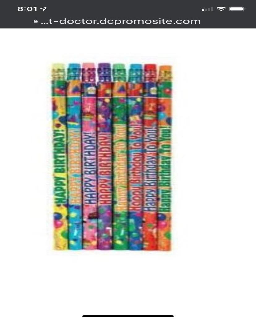 theimprintdr's tweet photo. Happy Birthday Pencils https://t.co/rcKQgpiCDt A fun way to celebrate your student birthday. #birthdaypencils #custompencils #schoolpencils https://t.co/CWRDsQPDAG