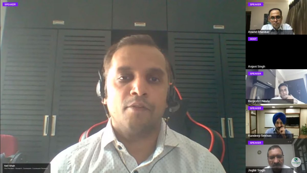 NexgenConferen1's tweet photo. #NGC5G #SpeakingatNGC5G #paneldiscussion #July15
@neil_shah l Vice President - Research l @CounterPointTR Moderator at 5G India Congress 2021 l Virtual Conference
#5G #fifthgeneration #broadbancellularnetworks #digitalcellularnetworks #Telephonenetworks #radiowaves #antenna https://t.co/QuvHABDJ9g