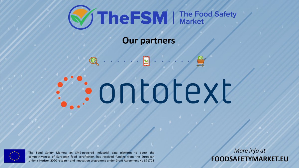 TheFSMeu's tweet photo. 📢 Meet #TheFSM's partners! 

#Ontotext➖Leader of the Work Package regarding the data modelling, interoperability, management, and integration services.

ℹ More information at https://t.co/IOWXBDQ4zC https://t.co/lCx7CP45Pe