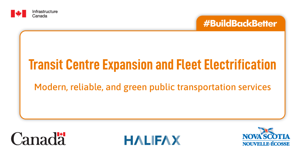 60 electric buses and an expansion of the Ragged Lake Transit Centre in Halifax #NS will help reduce greenhouse gas emissions and create a more sustainable environment! #BuildBackBetter infc.gc.ca/30b1