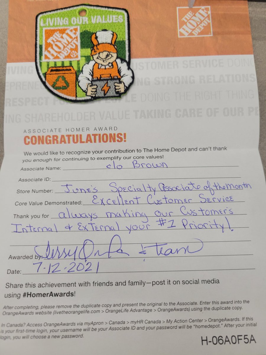 It's Always feels good to be recognized for all the hard work I do and taking care of our customers 😀#0289 Thank You to our wonderful Management Team I am forever grateful <a href="/terryquinlan13/">Terry Quinlan</a> @AnaIvanovic @williamwaechte1