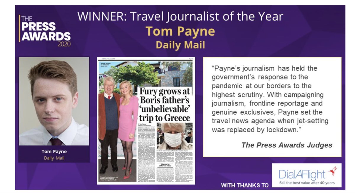 RE_DailyMail's tweet photo. ……and two awards for the superb #MailForce initiative, demonstrating the unrivalled and brilliantly effective campaigning power of British newspapers 📰 https://t.co/p42N0tmIDS
