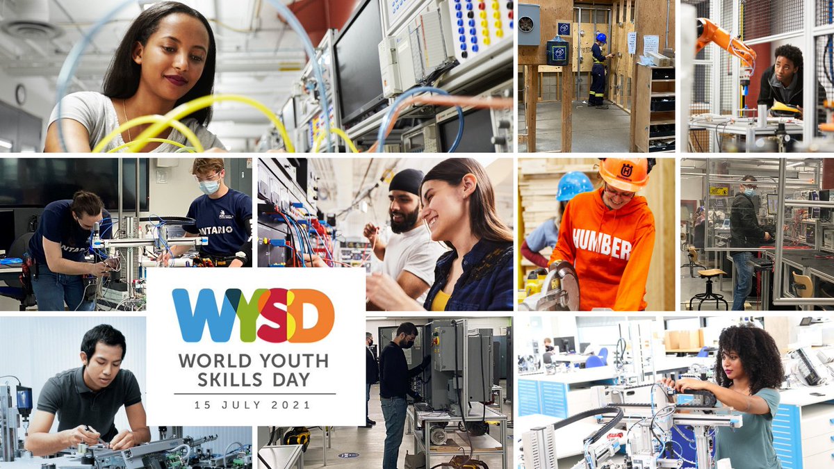 Today is #WorldYouthSkillsDay to celebrate the importance of equipping young people w/ #youthskills.  The upcoming expansion of the #HumberFAST Centre for Skilled Trades & Technology demonstrates Humber College’s commitment to building a strong future skilled workforce. #WYSD2021