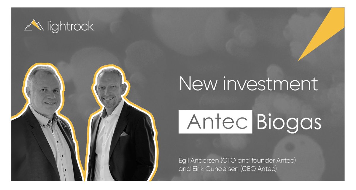 Lightrock invests in Norwegian firm Antec Biogas: bioenergy-news.com/news/lightrock… #biogas #biogasplant #anaerobicdigestion #organicwaste