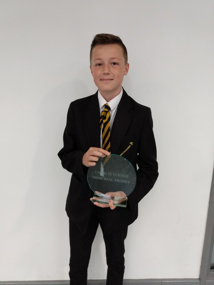 Today a brand new award was given out during Yr 7 assembly to remember Charlie Turner,a student who attended KLA,but sadly passed away in a car accident.
Harvey was nominated and won because he pushes himself &amp; shows true determination,we are very lucky to have Harvey at KLA!🙂