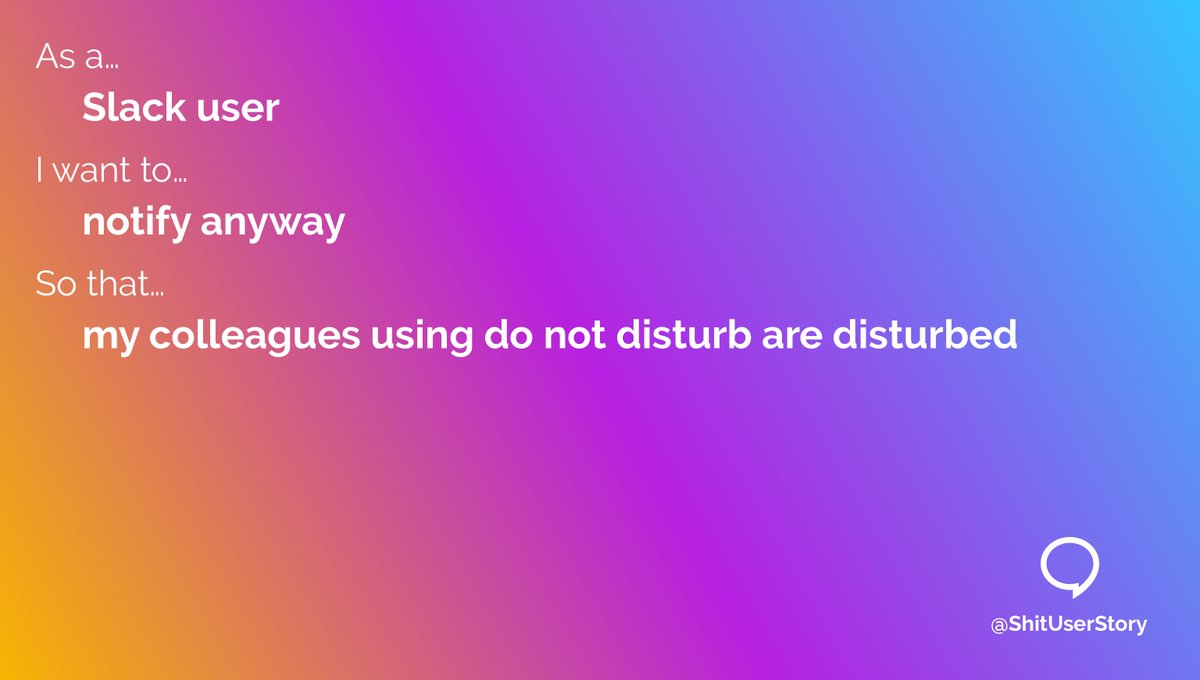 Shit User Story tweet media