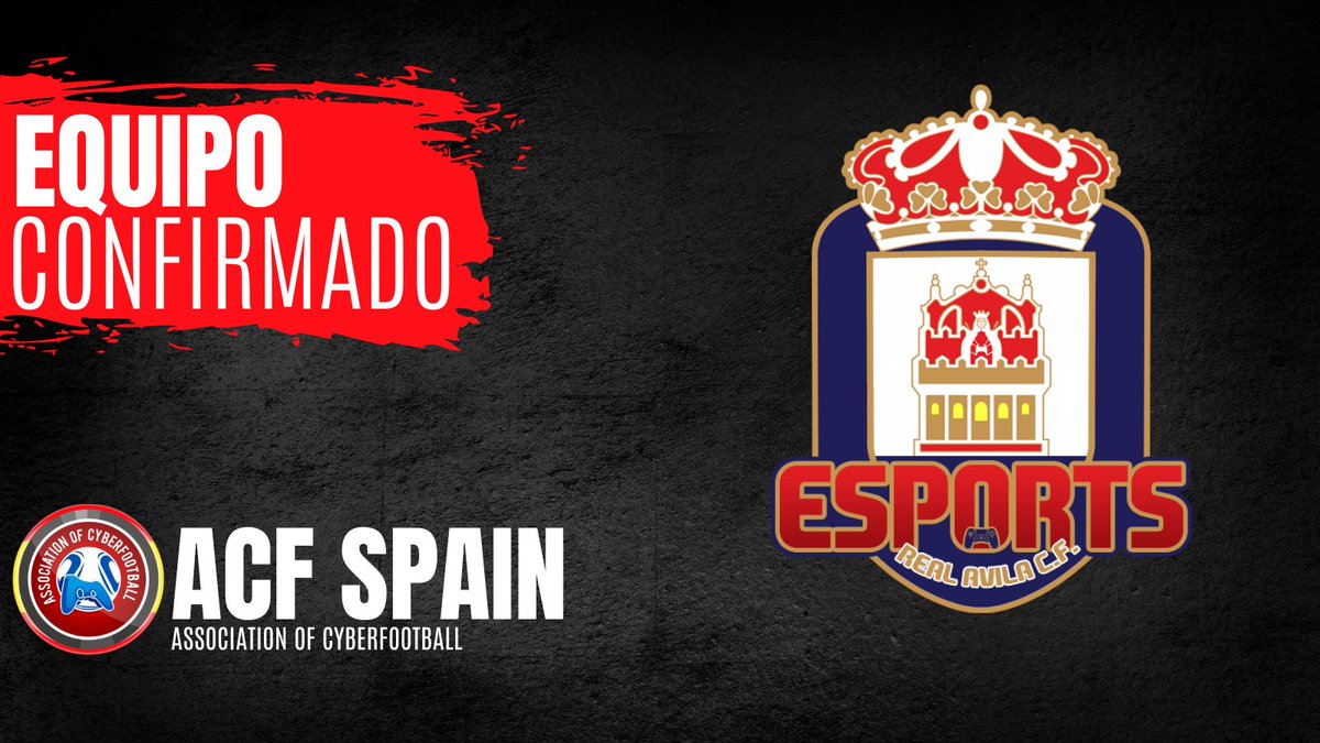 Equipo Confirmado | @realavilasports 

🛡️| @realavilasports 

🗞️| ¡El @realavilasports participará en la liga <a href="/ACF_Spain/">ACF Spain</a> !

#RealAvilaeSports