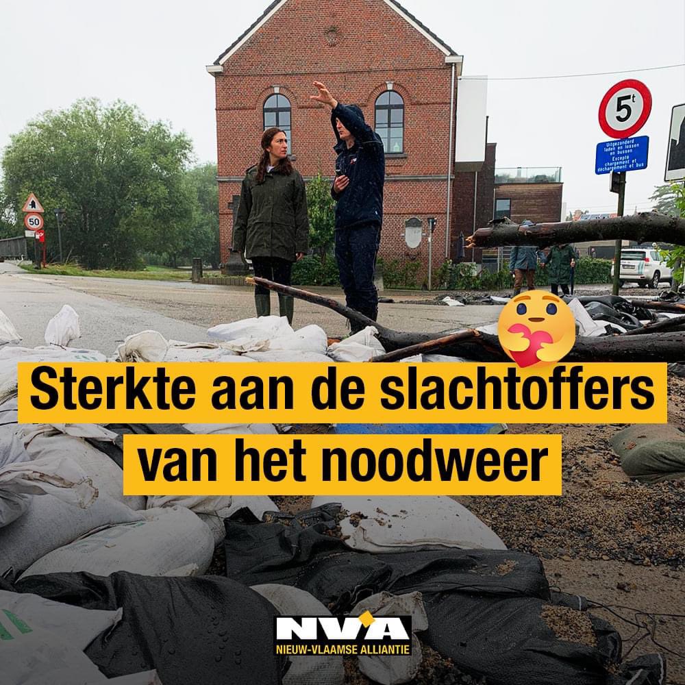 NVA_Boutersem's tweet photo. Ons medeleven gaat uit naar allen die getroffen zijn door het natuurgeweld dat ons momenteel treft 💛

#helpelkaar https://t.co/bm8cM2AJXj