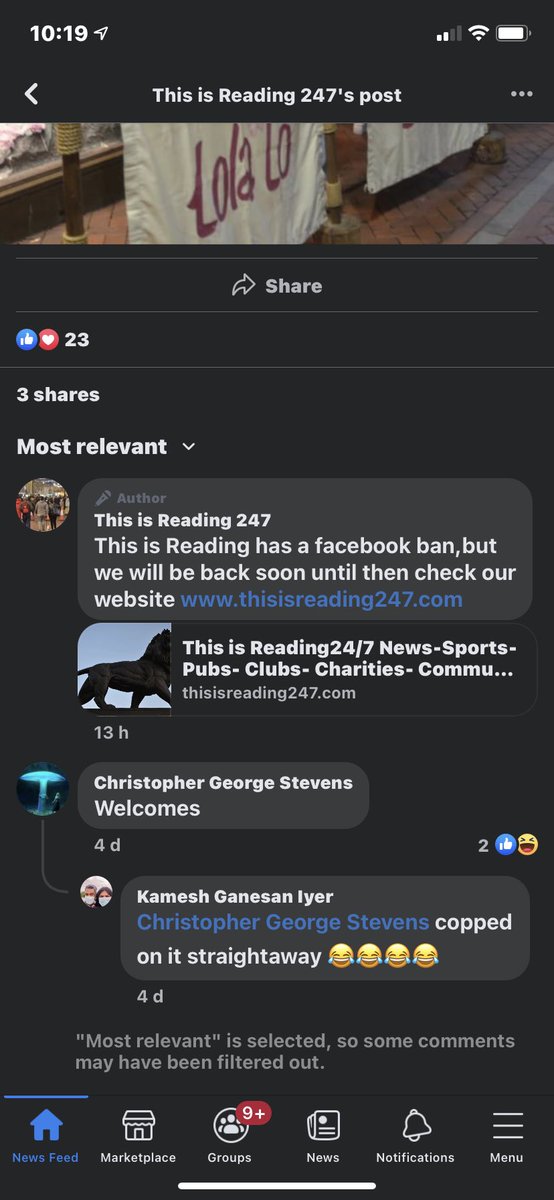news_rdg's tweet image. Reading local fake report and photograph gets banned from Facebook due to his Constant fake stories get a real press pass mr paul king @ShitThingsRDG #rdguk #fakereporter #reporter