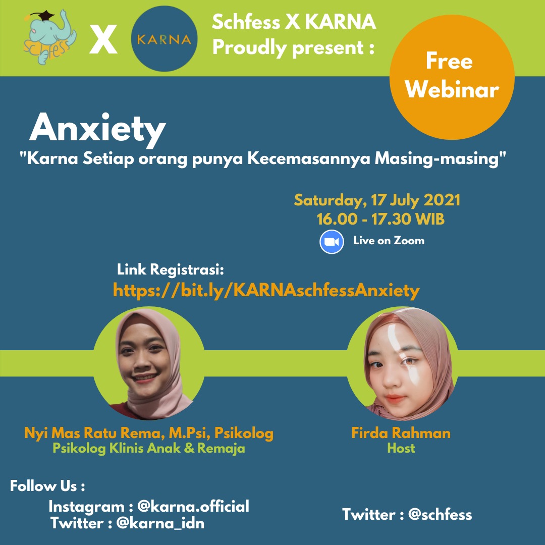 karna_idn's tweet photo. Untuk lebih jelasnya, yu langsung ikutan webinar KARNA x SCHFESS aja ya. 

GRATIS !!

Hanya dengan follow akun Instagram KARNA  https://t.co/KGKHVMNrB9

Lalu isi form pendaftaran di sini 
https://t.co/dUAVsLhsCj

Buruan !! Kuota terbatas https://t.co/B090gC8lJU