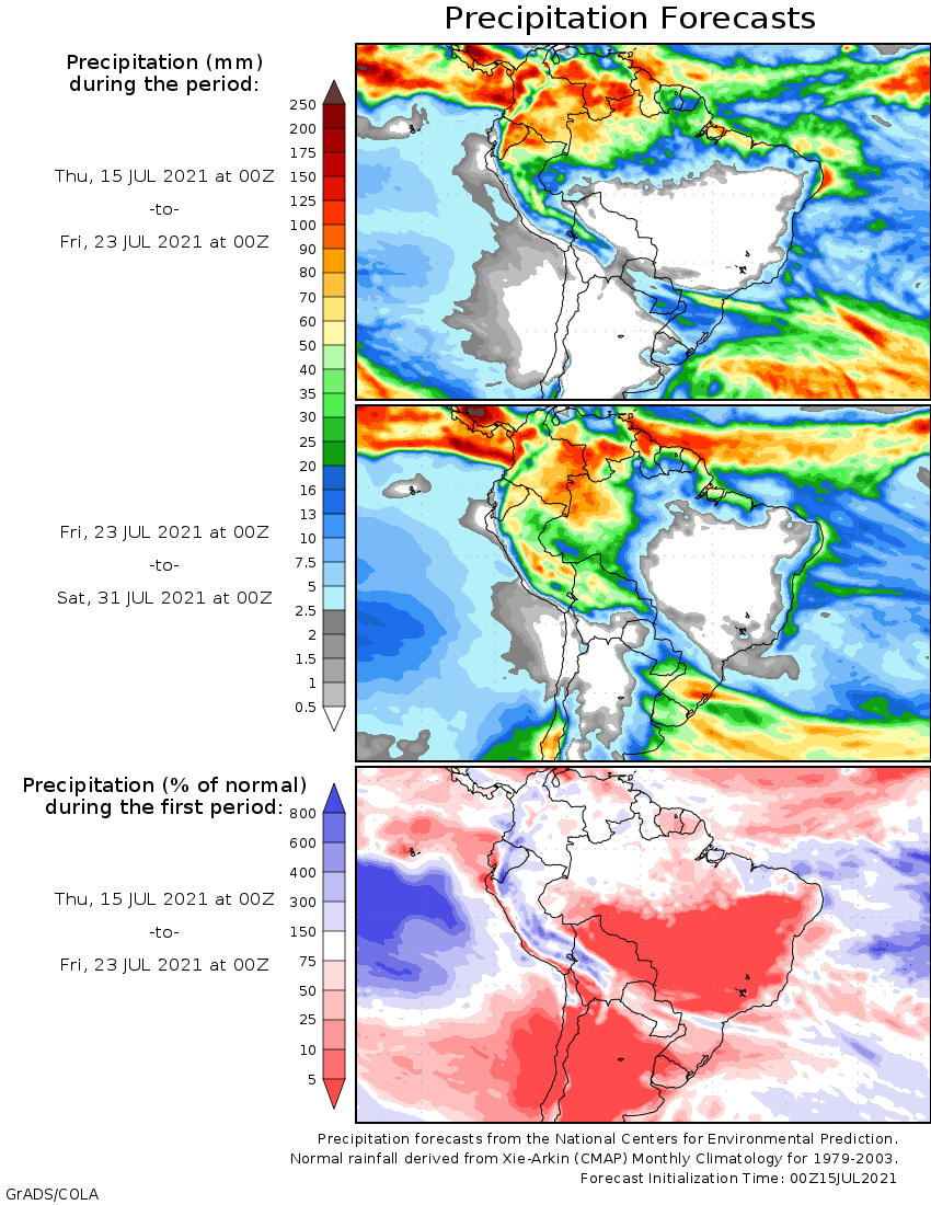 ☀️ Los pronósticos indican que tenemos por delante una semana de tiempo mayormente seco en las zonas productoras.

➡ SMN, COLA, Zeni