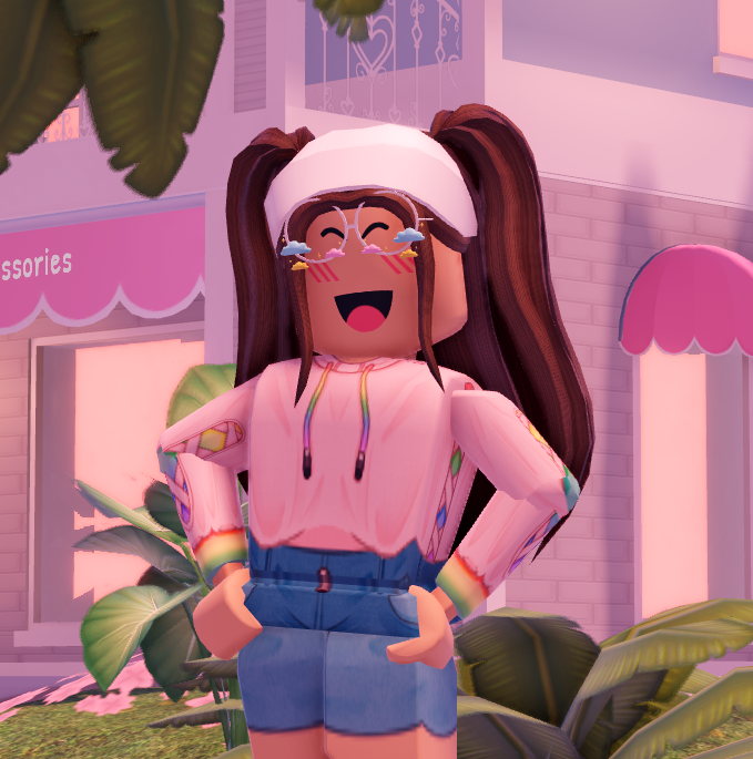 Roblox Girl Gfx Png Cute Bloxburg Aesthetic - Cute Roblox Girl Gfx