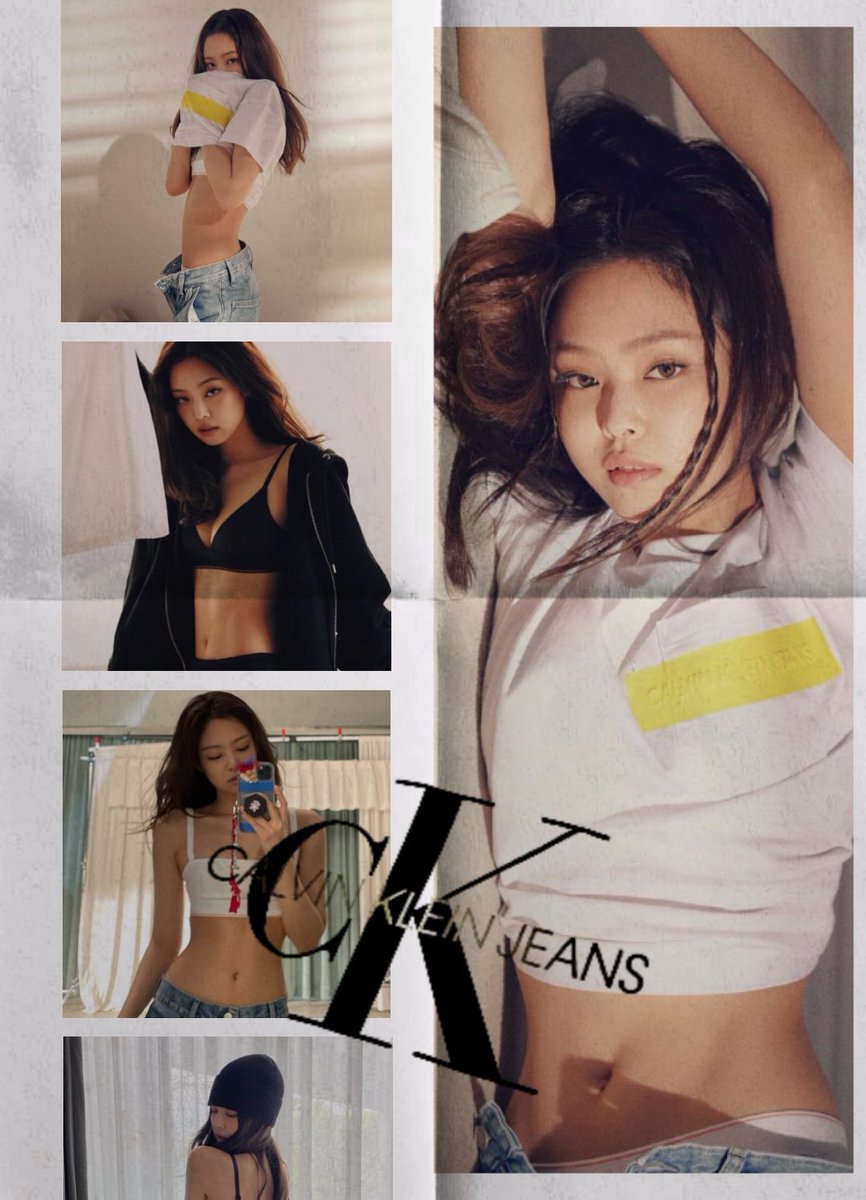 artistryjen's tweet photo. JENNIE X CALVIN KLEIN 
 #제니 #JENNIE @BLACKPINK https://t.co/Dhk0tZifSh