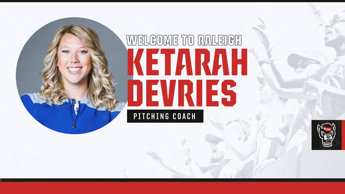 Excited to announce our new pitching coach Ketarah Devries. Welcome to our PACK!!!🐺🥎

🔗: bit.ly/3ktrpLs