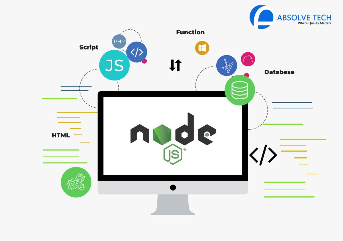 AbsolveTech's tweet image. Node.js really shines in building fast, scalable network applications, offers benefits in performance, faster development, and other perks.

Reach out to us at absolvetech.com

#software #technology #programming #tech #business #coding #developer #programmer #hardware
