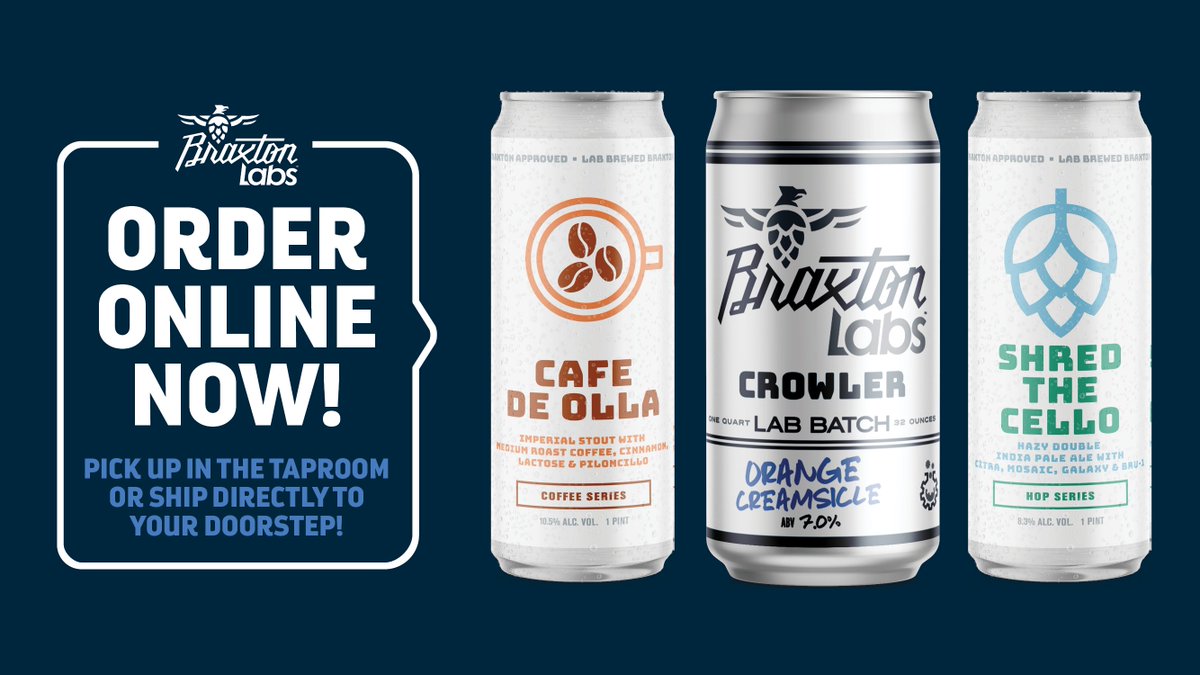 ‼️ NEW ‼️
You call it Thursday.... We call it Friday eve, and we're celebrating with not one, not two, but THREE new releases from Braxton Labs 😍

Head to the link below to stock up for the weekend! 
Which one are you most excited for?

bit.ly/3zC4Md2