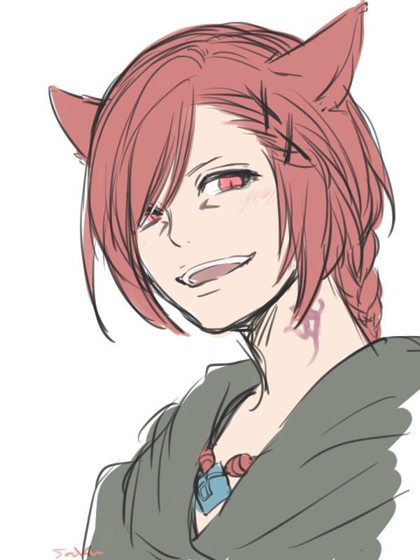 Saku にゃんこなのにわんこ系なのかわいい 5 4なってから出てくるたびかわいいしか言ってない気がするかわいい Ff14